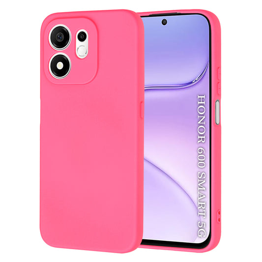 Pouzdro pro Honor 600 Smart, Techsuit, SoftFlex, Tmavě růžové