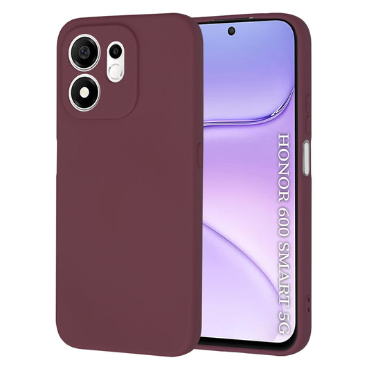 Pouzdro pro Honor 600 Smart, Techsuit, SoftFlex, vínové