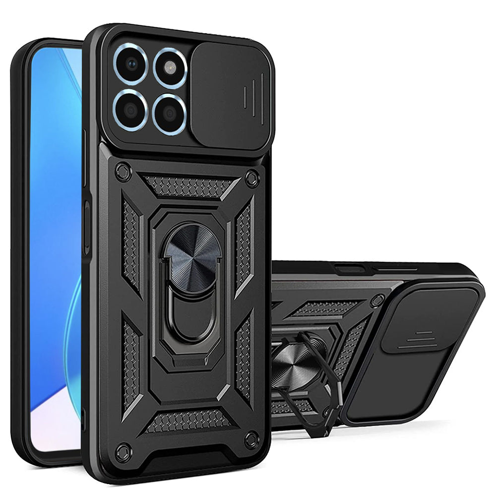 Pouzdro pro Honor 70 Lite / X6 / X8 5G, Techsuit, CamShield, Černé