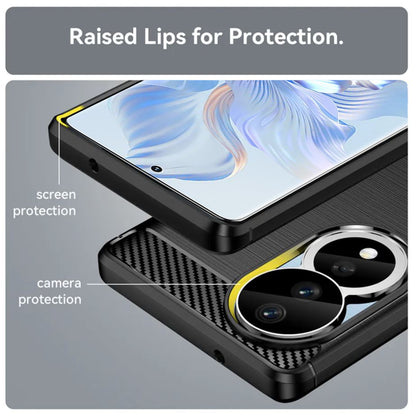 Pouzdro pro Honor 90 / 80, Techsuit, Carbon, Černé