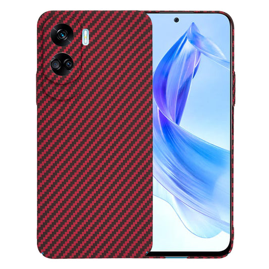 Pouzdro pro Honor 90 Lite, Techsuit, Carbonite FiberShell, červené