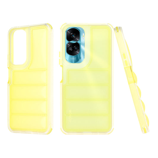 Pouzdro pro Honor 90 Lite, Techsuit, Wave Shield, Žluté