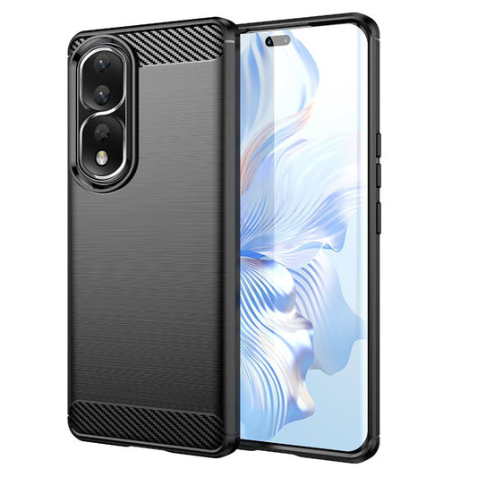 Pouzdro pro Honor 90 Pro / 80 Pro, Techsuit, Carbon, Černá