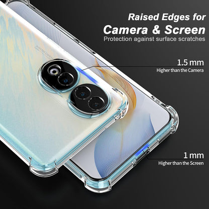 Pouzdro pro Honor 90 Pro, Techsuit, Odolné proti nárazům, Průhledné