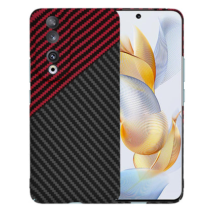 Pouzdro pro Honor 90, Techsuit, Carbonite FiberShell, Černo-červené