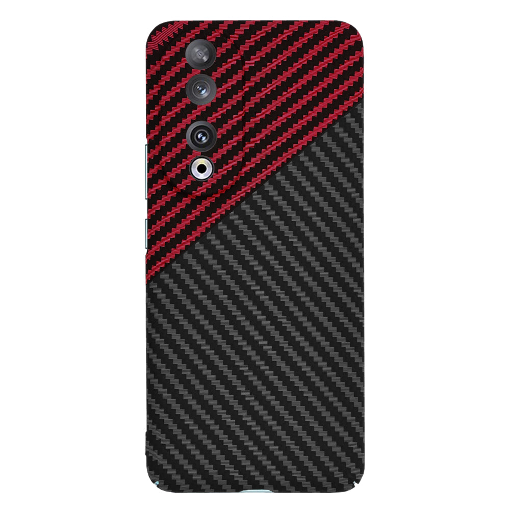 Pouzdro pro Honor 90, Techsuit, Carbonite FiberShell, Černo-červené
