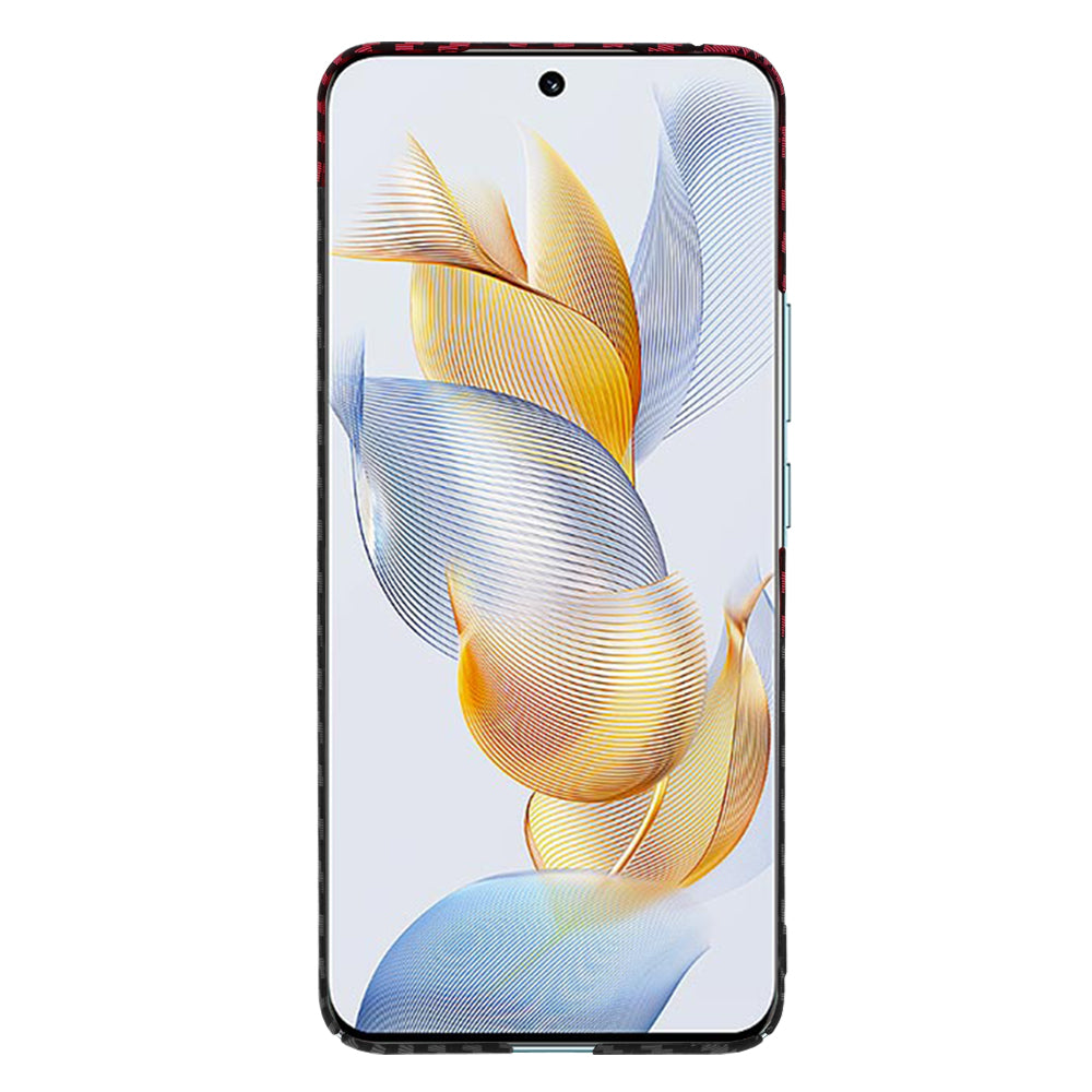 Pouzdro pro Honor 90, Techsuit, Carbonite FiberShell, Černo-červené