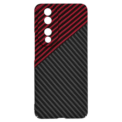 Pouzdro pro Honor 90, Techsuit, Carbonite FiberShell, Černo-červené