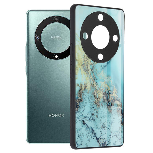 Pouzdro pro Honor Magic5 Lite, Techsuit, Glaze, Modrá