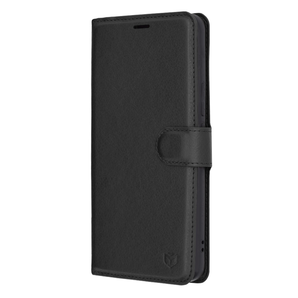 Pouzdro pro Honor Magic5 Pro, Techsuit, kožené folio, černé