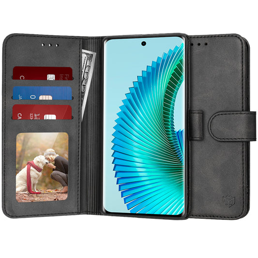 Pouzdro pro Honor Magic6 Lite, Techsuit, Diary Book, černé