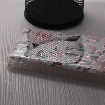 Pouzdro pro Honor Magic6 Lite, Techsuit, Marble, bílé