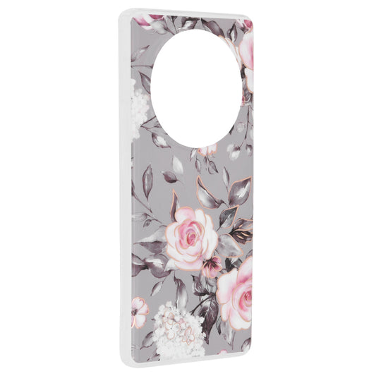 Pouzdro pro Honor Magic6 Lite, Techsuit, Marble, Šedé