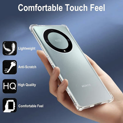 Pouzdro pro Honor Magic6 Lite, Techsuit, Odolné proti nárazům, Průhledné