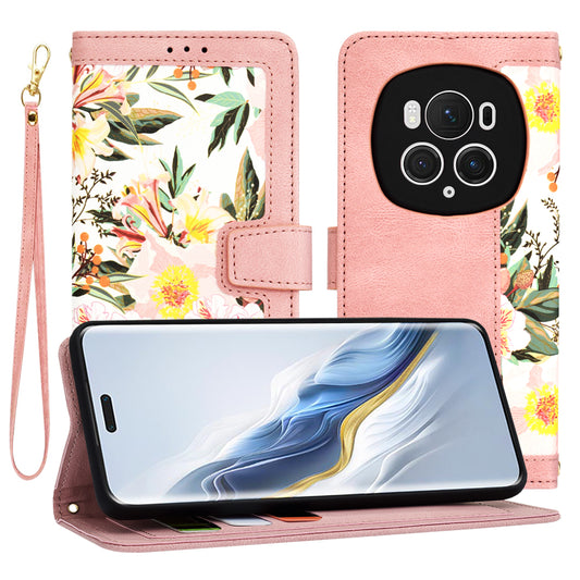 Pouzdro pro Honor Magic6 Pro, Techsuit, FlipCraft, růžové