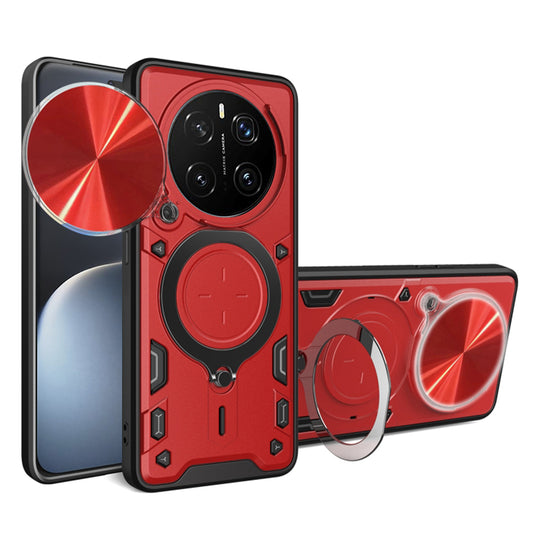 Pouzdro pro Honor Magic7 Pro, Techsuit, CamGuard Pro, červené
