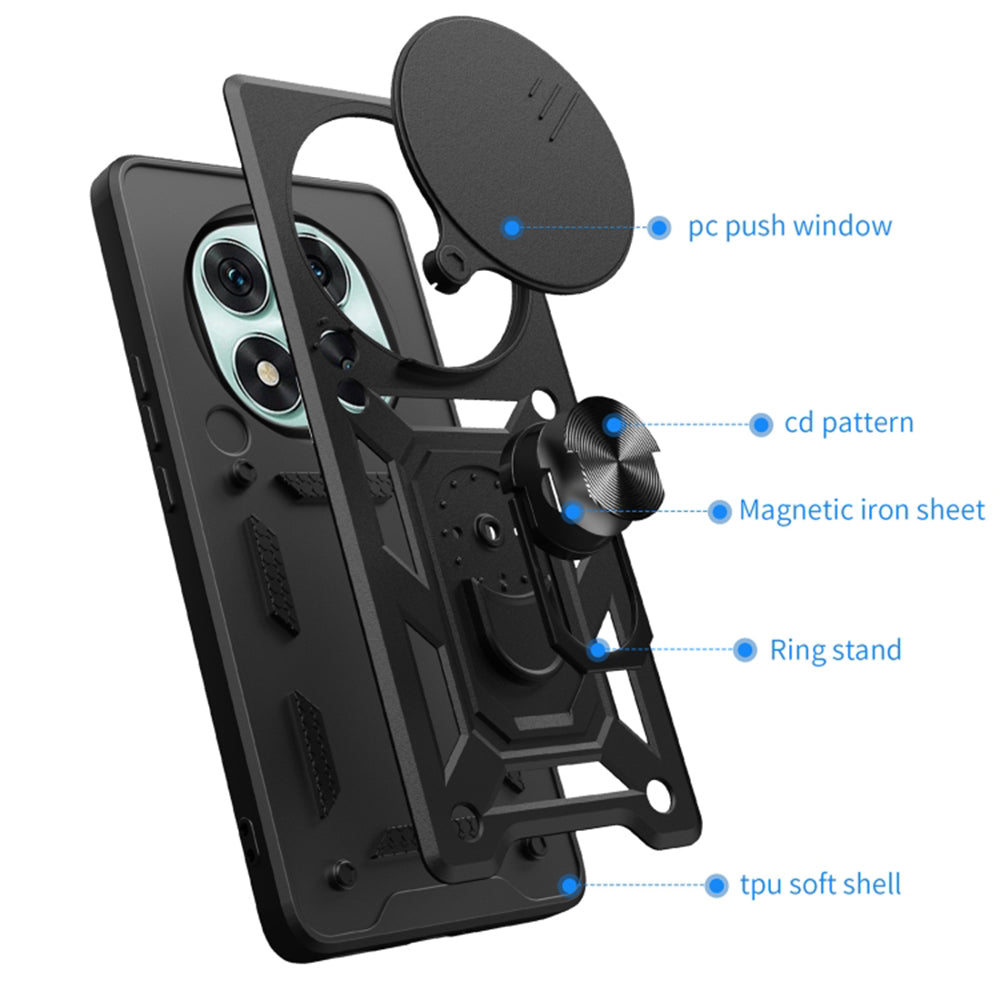 Pouzdro pro Honor Magic7 Pro, Techsuit, CamShield, růžové
