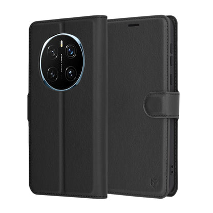 Pouzdro pro Honor Magic7 Pro, Techsuit, kožené folio, černé