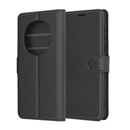 Pouzdro pro Honor Magic7 Pro, Techsuit, kožené folio, černé