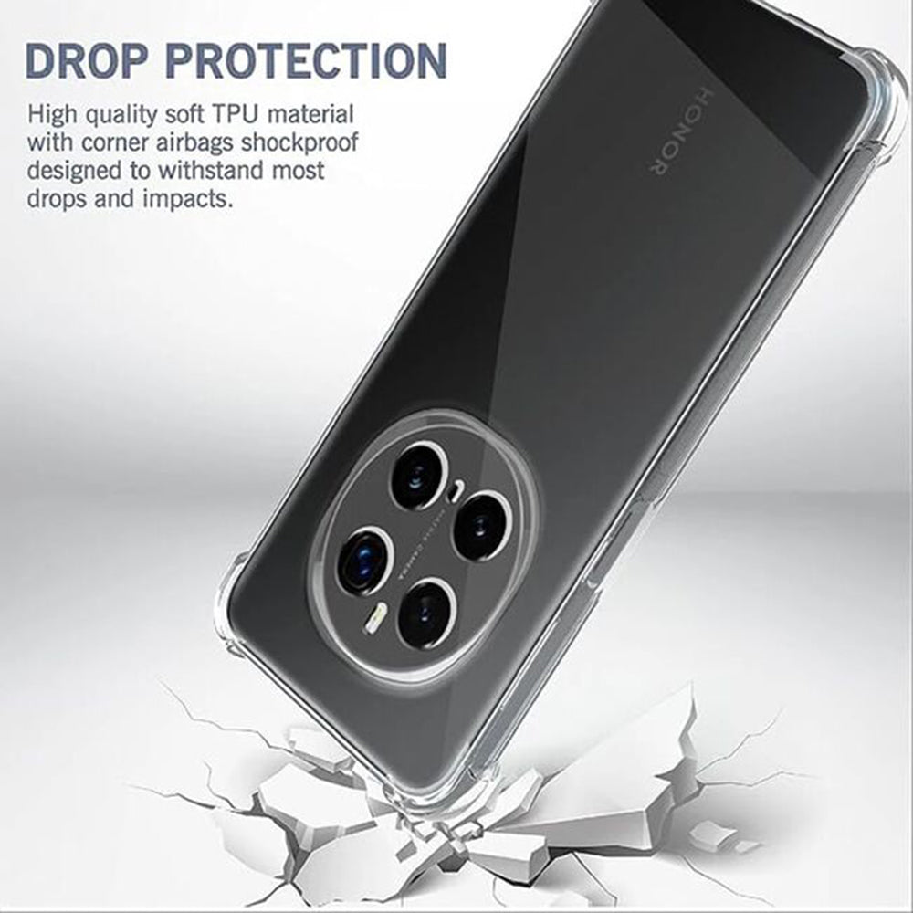 Case for Honor Magic7 Pro, Techsuit, Shockproof Clear, Transparent