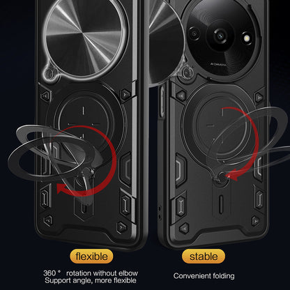 Pouzdro pro Honor Magic8 Lite, Techsuit, CamGuard Pro, Růžové Zlato