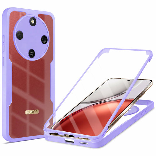 Pouzdro pro Honor Magic8 Lite, Techsuit, ColorVerse 360, Fialové