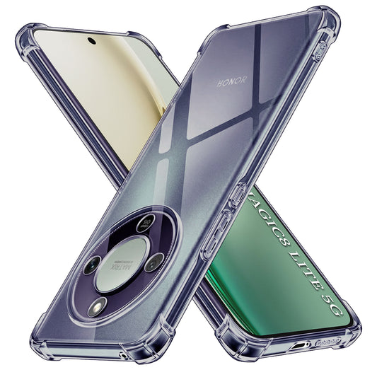 Pouzdro pro Honor Magic8 Lite, Techsuit, Shockproof Clear, Černá