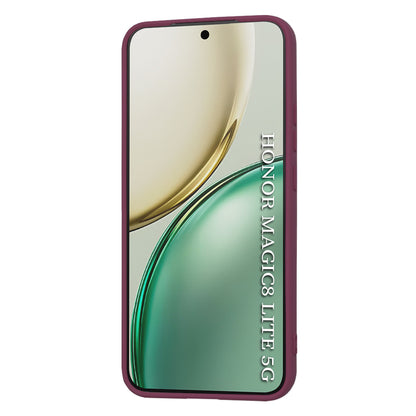 Pouzdro pro Honor Magic8 Lite, Techsuit, SoftFlex, Višňová