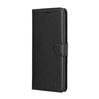 Pouzdro pro Honor Magic8 Pro, Techsuit, kožené folio, černé
