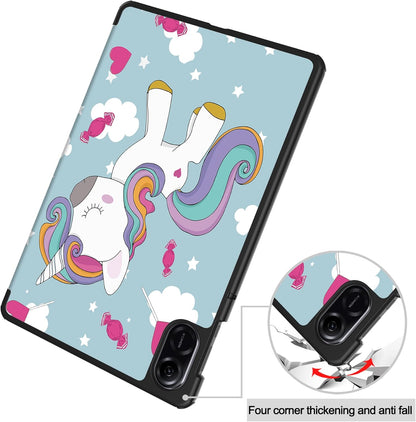 Pouzdro pro Honor Pad X8a, Techsuit, FoldPro Unicorn, vícebarevné