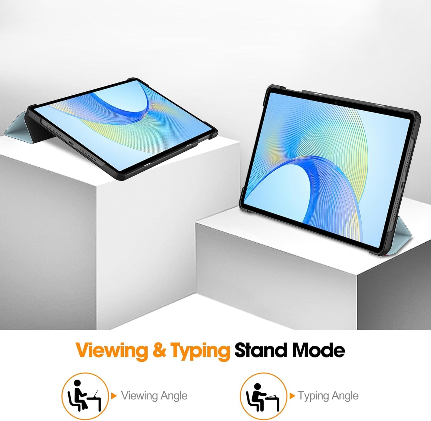 Pouzdro pro Honor Pad X8a, Techsuit, FoldPro Unicorn, vícebarevné
