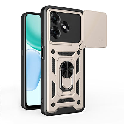 Pouzdro pro Honor X5c Plus, Techsuit, CamShield, Zlaté
