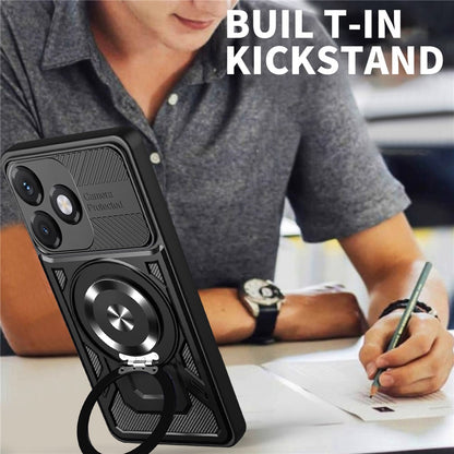 Pouzdro pro Honor X5c Plus, Techsuit, RuggedCam, Černá