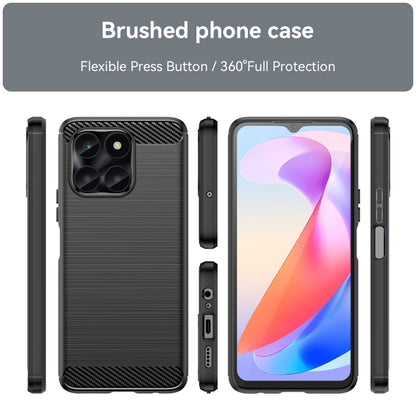 Pouzdro pro Honor X6a, Techsuit, Carbon, Černé