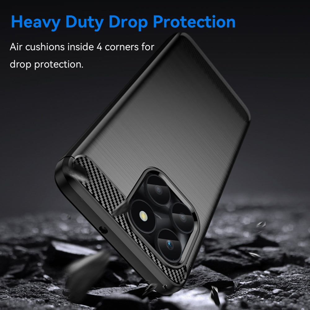 Pouzdro pro Honor X6a, Techsuit, Carbon, Černé