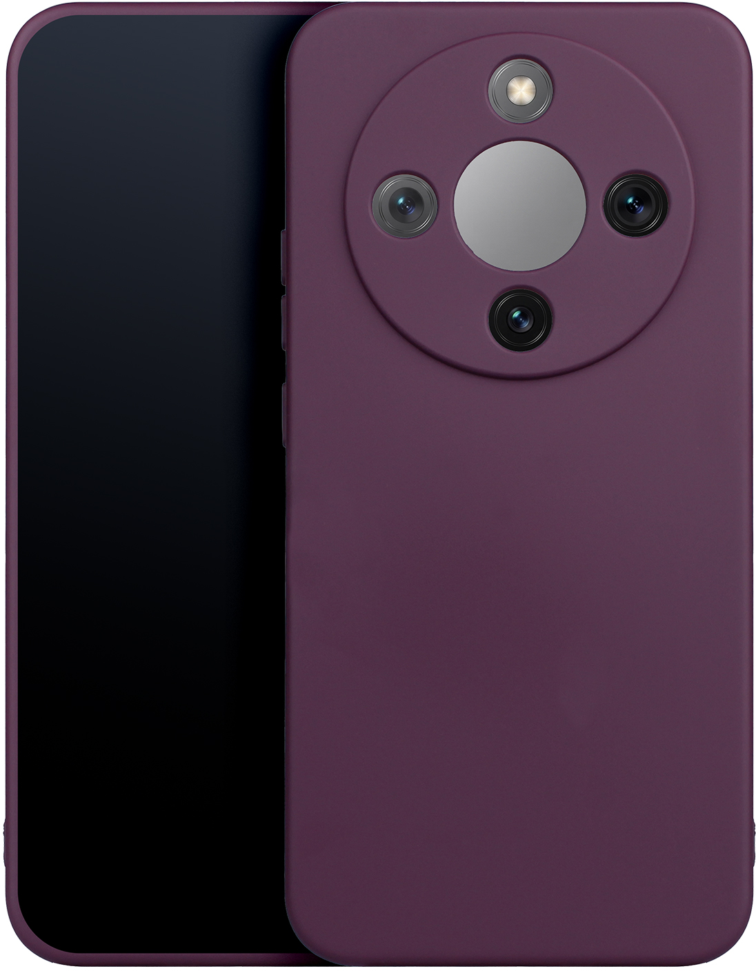 Pouzdro pro Honor X70 / X9d / Magic8 Lite, OEM, silikon, vínové