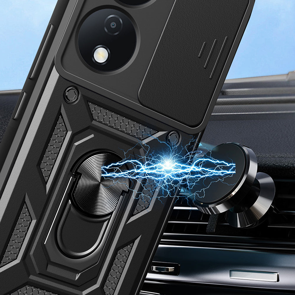 Pouzdro pro Honor X7b 5G / 90 Smart / X7b 4G, Techsuit, CamShield, Zelená