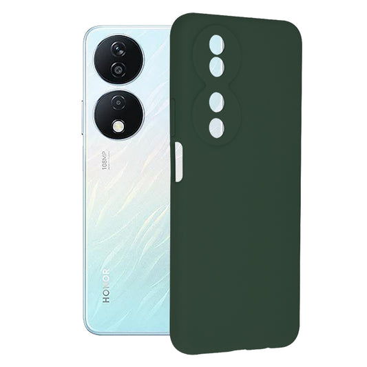 Pouzdro pro Honor X7b 5G / 90 Smart / X7b 4G, Techsuit, Soft Edge, Tmavě zelené