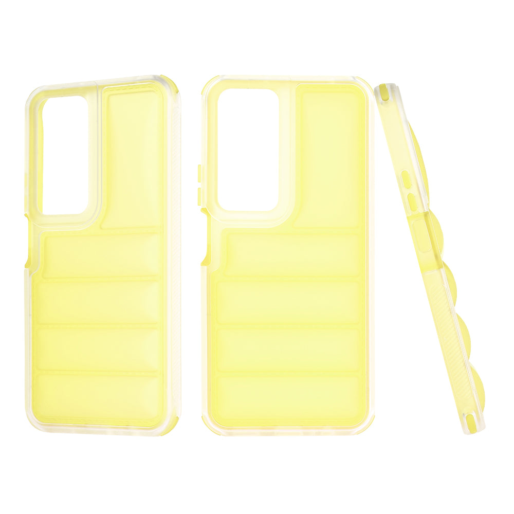 Case for Honor X7b 5G / 90 Smart / X7b 4G, Techsuit, Wave Shield, Yellow
