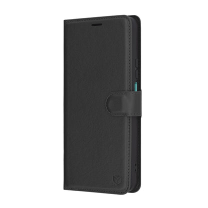 Pouzdro pro Honor X7c / 200 Smart, Techsuit, kožené folio, černé