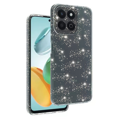 Pouzdro pro Honor X7c / 200 Smart, Techsuit, SparkleSkin, Transparentní