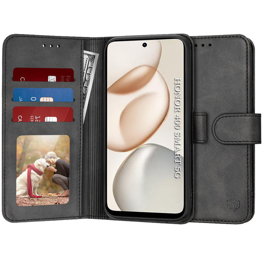 Pouzdro pro Honor 400 Smart 4G / X7d 4G, Techsuit, Diary Book, černé