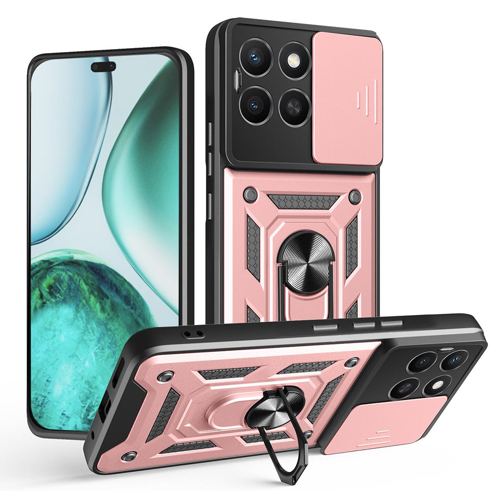 Pouzdro pro Honor X8c, Techsuit, CamShield, růžové