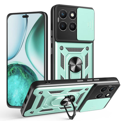 Pouzdro pro Honor X8c, Techsuit, CamShield, zelené