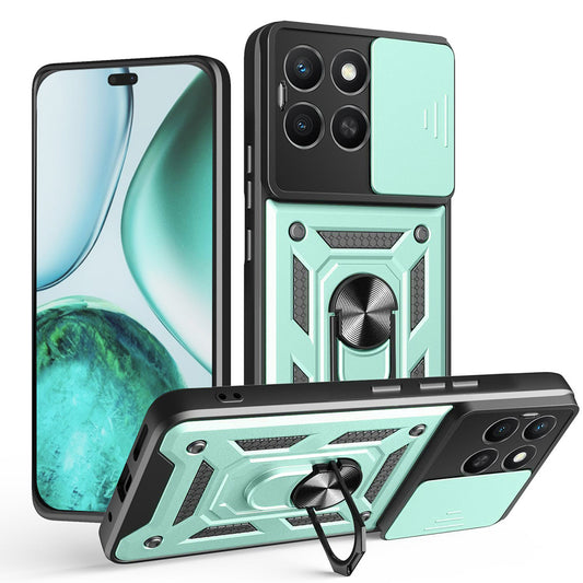 Case for Honor X8c, Techsuit, CamShield, Green