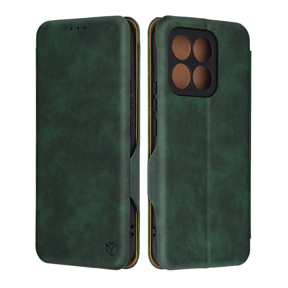 Pouzdro pro Honor X8c, Techsuit, Safe Wallet Plus, zelené