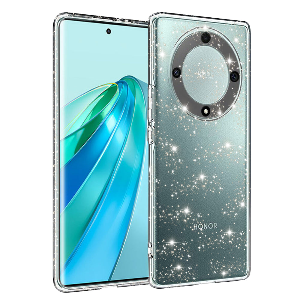 Pouzdro pro Honor X9a, Techsuit, SparkleSkin, Průhledné