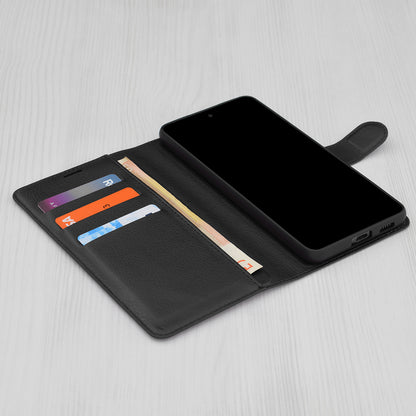 Pouzdro pro Honor X9c / Magic7 Lite, Techsuit, kožené folio, černé