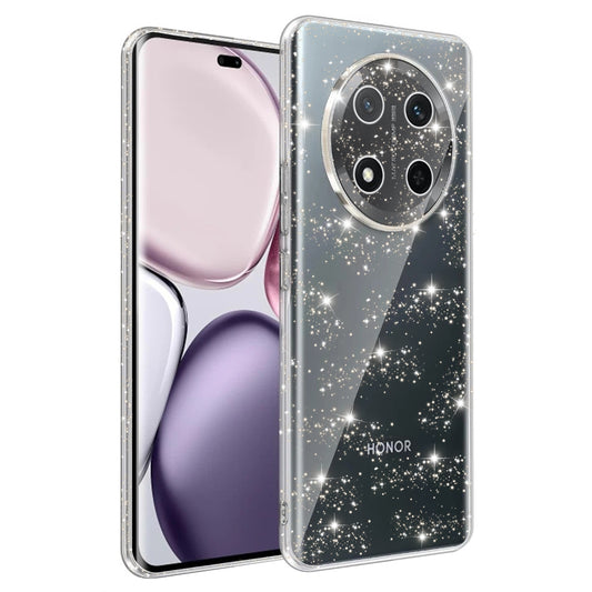 Pouzdro pro Honor X9c / Magic7 Lite, Techsuit, SparkleSkin, Průhledné