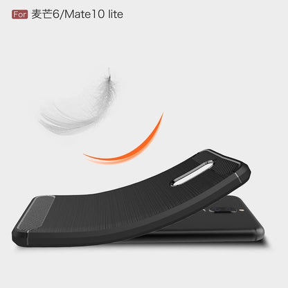 Pouzdro pro Huawei Mate 10 Lite, Techsuit, Carbon, Černé
